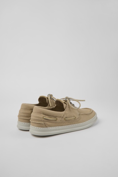 Runner Beige Tekstil Joggesko For Menn Eksklusiv Camper