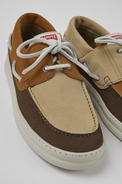 Camper Twins Flerfargede Nubuck-sneakers For Menn, Nyinnkomne