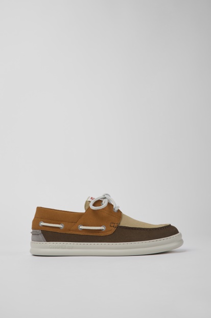 Camper Twins Flerfargede Nubuck-sneakers For Menn, Nyinnkomne