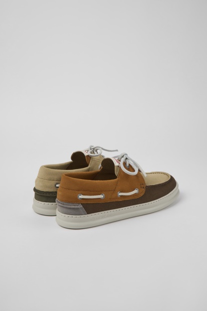 Camper Twins Flerfargede Nubuck-sneakers For Menn, Nyinnkomne