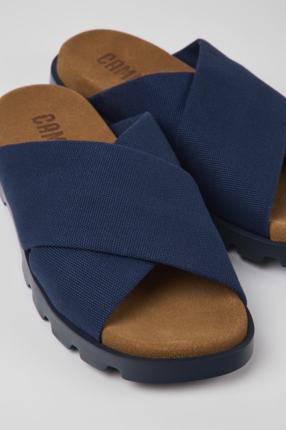 Design Brutus Sandal Blå Resirkulert Bomull Sandaler For Menn Bobil