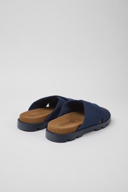 Design Brutus Sandal Blå Resirkulert Bomull Sandaler For Menn Bobil