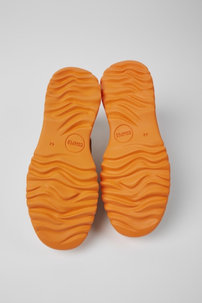 Camper Teix Beige Resirkulert Tekstil Og Nubuck Sko For Herre Nyankomne