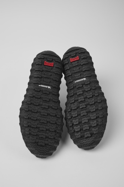 Camper Design Ground Michelin Svart Ankelstøvlett Med Snøre For Menn