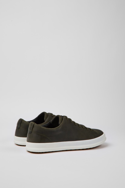 Design Chasis Mørkegrønne Skinnsko For Menn Bobil