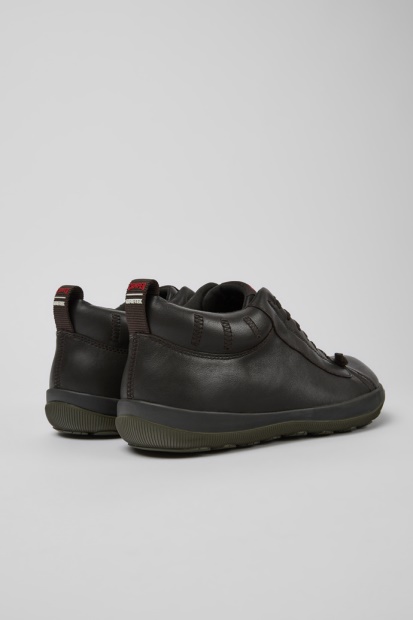 Design Peu Pista Gore-tex Brune Skinnsko For Menn Bobil