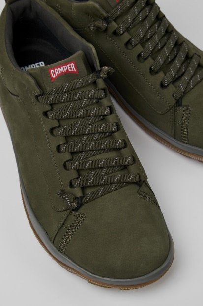 Design Peu Pista Gore-tex Grønne Nubuck Sko For Menn Bobil