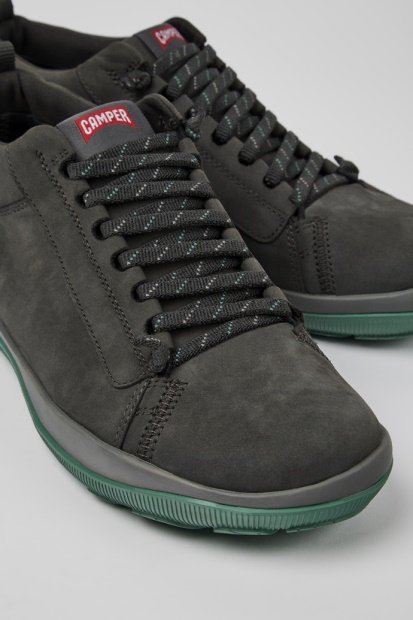 Camper Design Peu Pista Gore-tex Grå Nubuck Sko For Menn