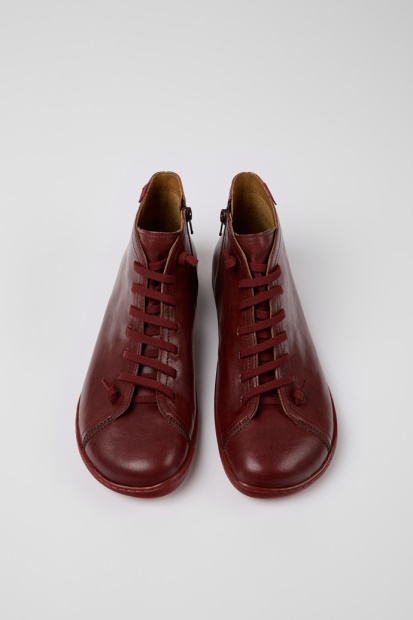 Camper Peu Brune Ankelstøvletter I Skinn For Menn, Nyankomne