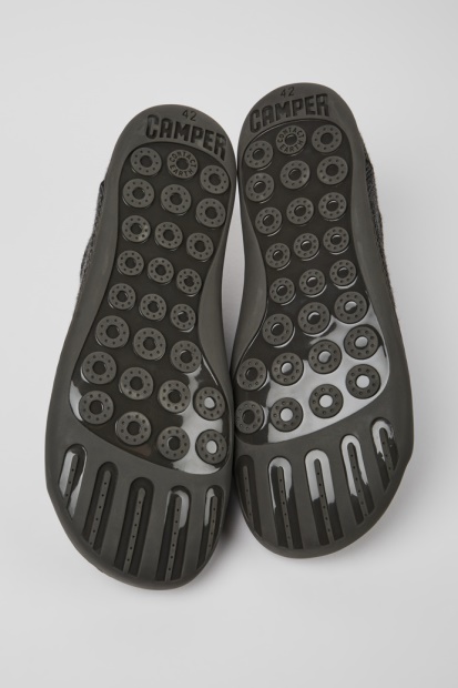 Peu Grå Ull Og Viskose Sko For Herre Bobil Nyankomne