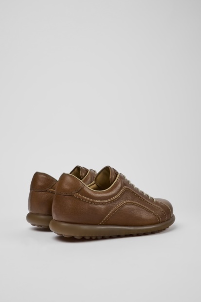 Pelotas Brune Skinnsneakers For Menn Bobil Nykommere