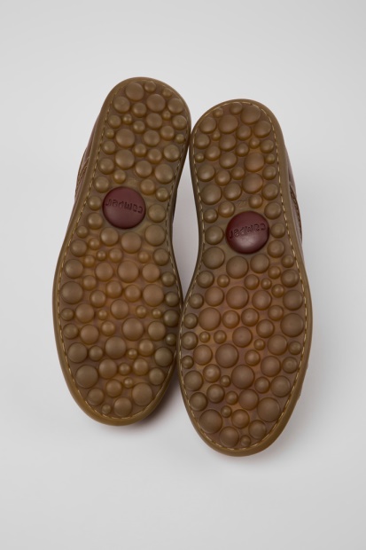 Pelotas Brune Skinnsneakers For Menn Bobil Nykommere