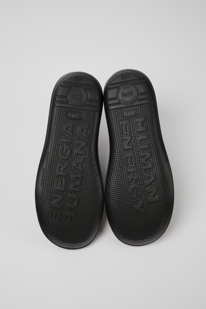 Design Beetle Svarte Skinnsko For Menn Bobil