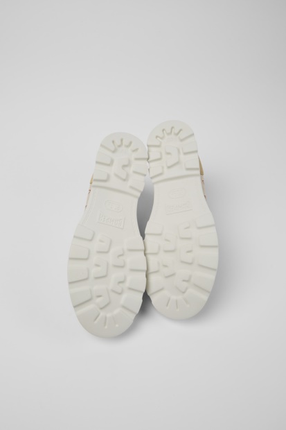 Brutus Beige Og Grønne Joggesko For Herrecamper Nykommere