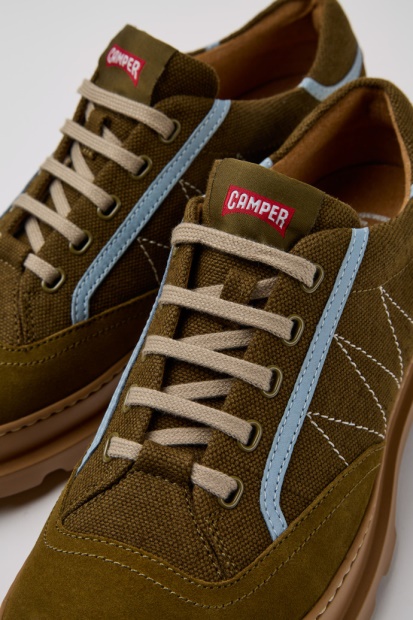 Brutus Grønne Og Blå Sneakers For Menn Eksklusiv Campingvogn