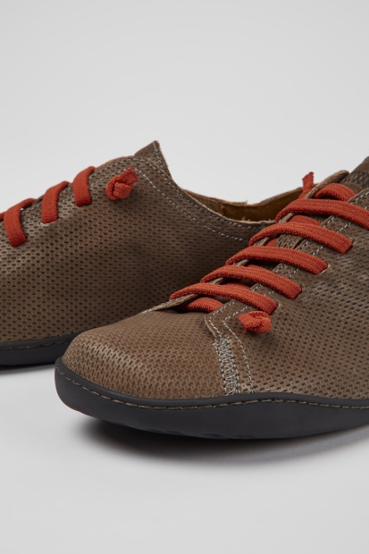 Design Peu Brune Skinnsko For Menn Bobil