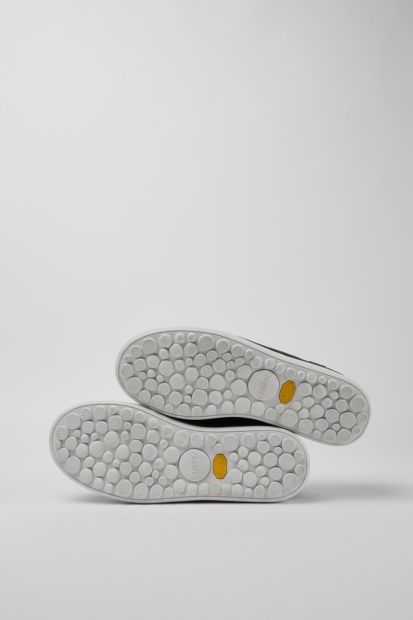 Camper Design Pelotas Beskytter Svarte Skinnsneakers For Menn