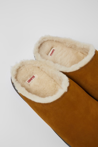 Camper Design Peu Brown Nubuck Sko For Menn