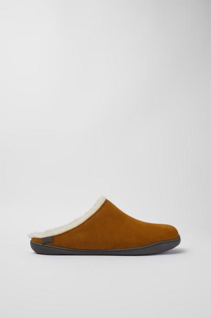Camper Design Peu Brown Nubuck Sko For Menn