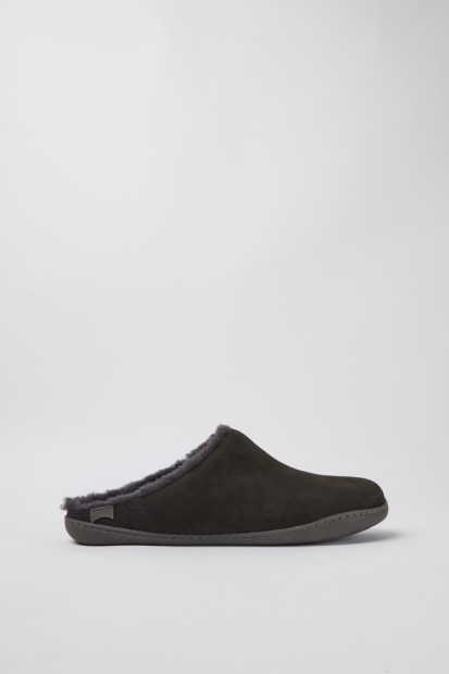 Camper Design Peu Mørkegrå Nubuck Sko For Menn