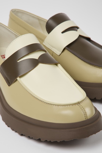 Camper Twins Flerfargede Loafers I Skinn For Menn, Nyankomne