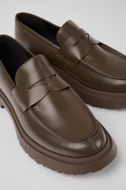 Walden Brune Loafers I Skinn For Menn Bobil Nykommere