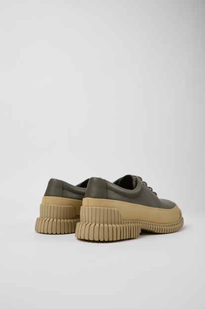 Camper Design Pix Grønne Og Beige Sko For Menn