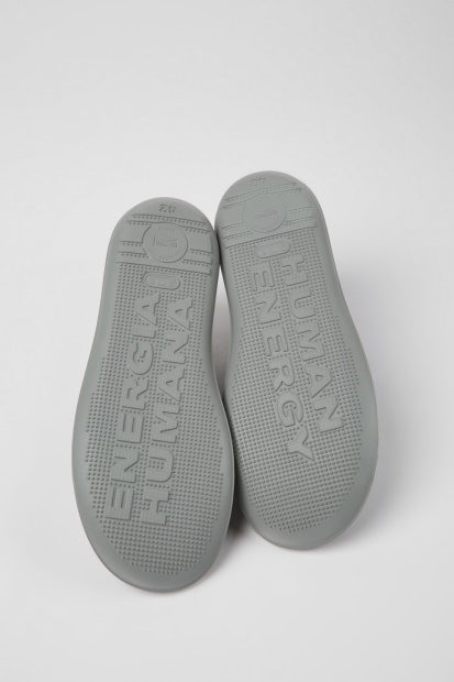 Camper Beetle Grå Tekstil Og Nubuck Sko For Herre Nyankomne