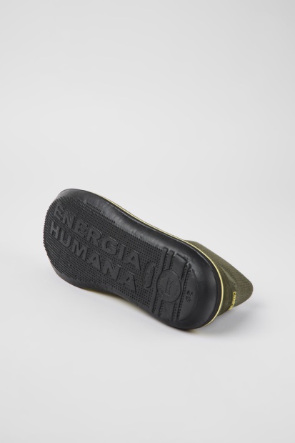 Eksklusiv Bobilbillegrønne Tekstil- Og Nubucksko For Menn