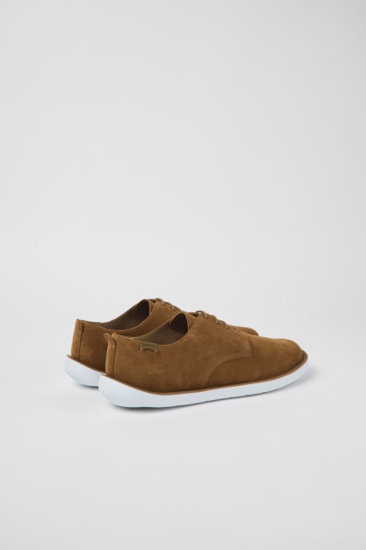 Design Vogn Brune Nubuck Sko For Menn Bobil