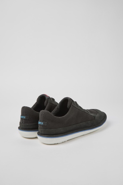 Bille Grå Tekstil Og Nubuck Sko For Menn Eksklusiv Campingvogn