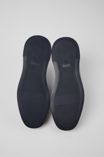 Campingvogn Design Bill Mørkegrått Skinn Og Nubuck Sko For Menn