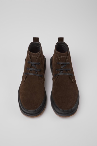 Design Brutus Trek Michelin Brune Nubuck Ankelstøvletter For Menn Bobil
