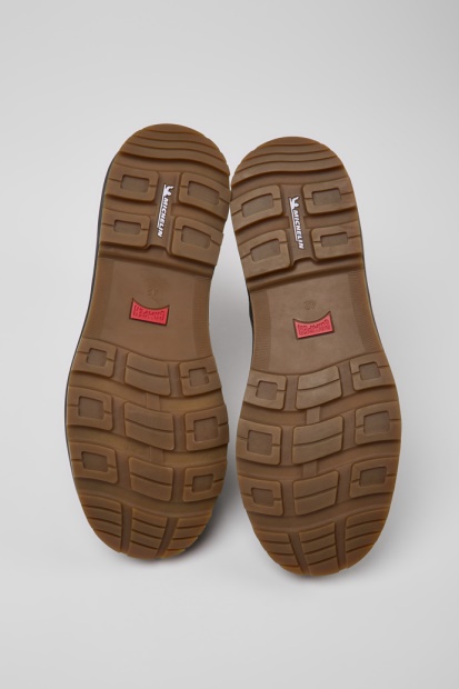 Design Brutus Trek Michelin Mørkegrønne Nubuck Ankelstøvletter For Menn Bobil