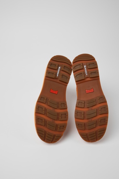 Camper Design Brutus Trek Michelin Oransje Ankelstøvletter I Skinn For Menn