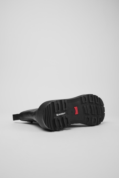 Brutus Trek Michelin Ankelstøvletter I Svart Skinn For Menn Eksklusiv Campingvogn