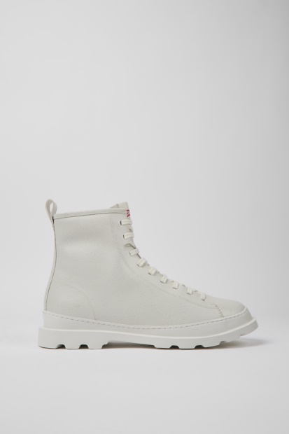 Brutus Hvite Mirum Ankelstøvletter For Menn Eksklusiv Campingvogn