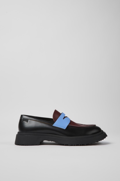 Camper Design Tvillinger Loafers I Sort Skinn For Menn