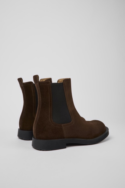 Camper Mil 1978 Brune Nubuck Chelsea Boots For Herre Nyankomne