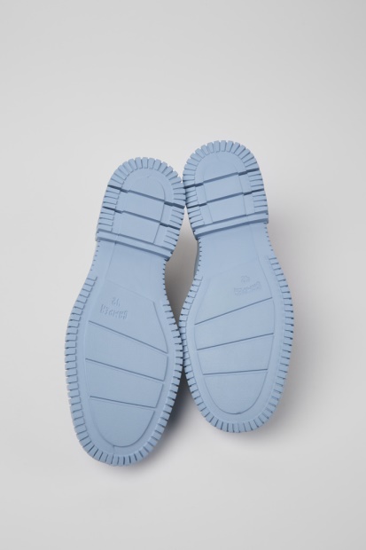 Pix Grønt Og Blått Skinn Herresko Eksklusiv Campingvogn