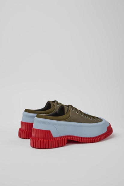 Camper Pix Grønn Og Blå Snøresko For Herre Nykommere