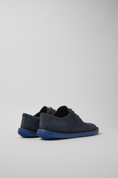 Camper Design Vogn Blå Nubuck Sko For Menn
