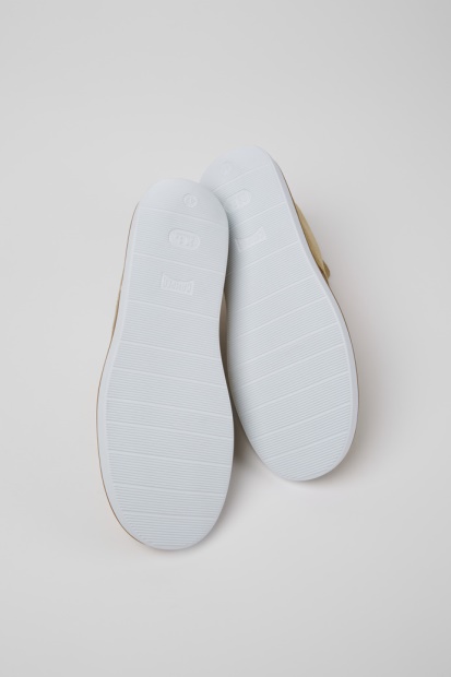 Vogn Beige Nubuck Herresko Bobil Nykommere