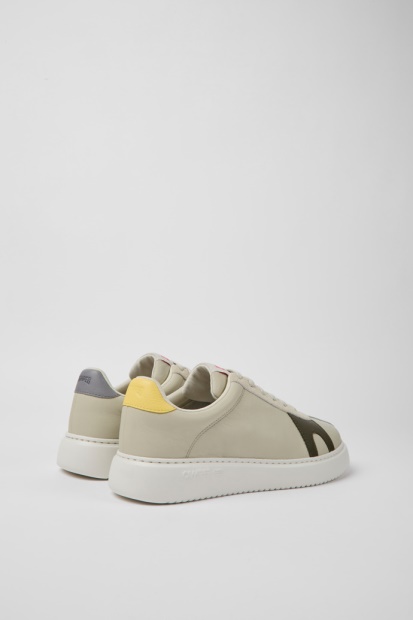 Camper Design Tvillinger Grå Skinn Og Nubuck Joggesko For Menn