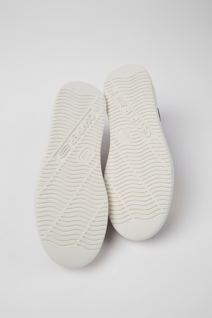 Camper Twins Svart Skinn Og Nubuck Joggesko For Herre Nyankomne