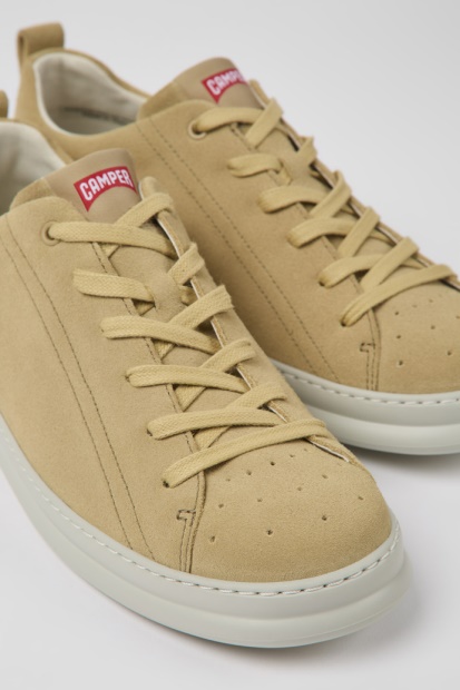 Camper Runner Beige Nubuck Joggesko For Herre Nyankomne
