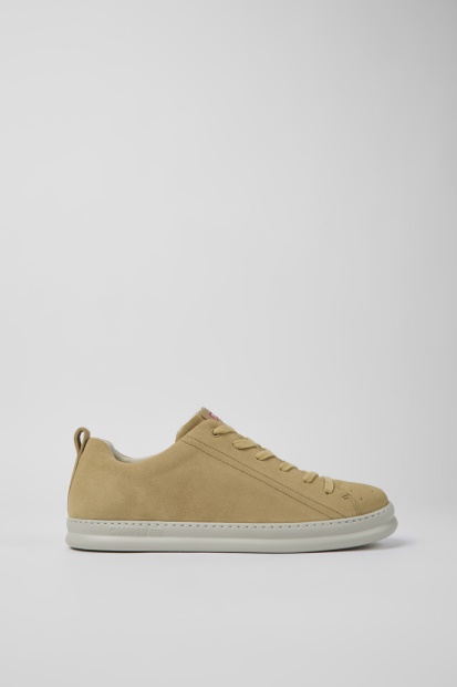Camper Runner Beige Nubuck Joggesko For Herre Nyankomne