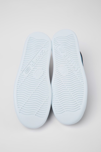 Runner Blå Skinn Joggesko For Herre Bobil Nyankomne