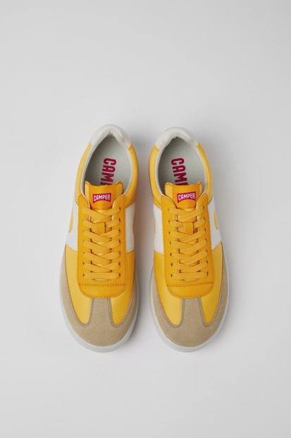 Pelotas Xlite Oransje Tekstil Og Skinn Joggesko For Menn Eksklusiv Bobil