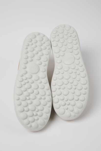 Pelotas Xlite Beige Skinn Joggesko For Menn Bobil Nykommere